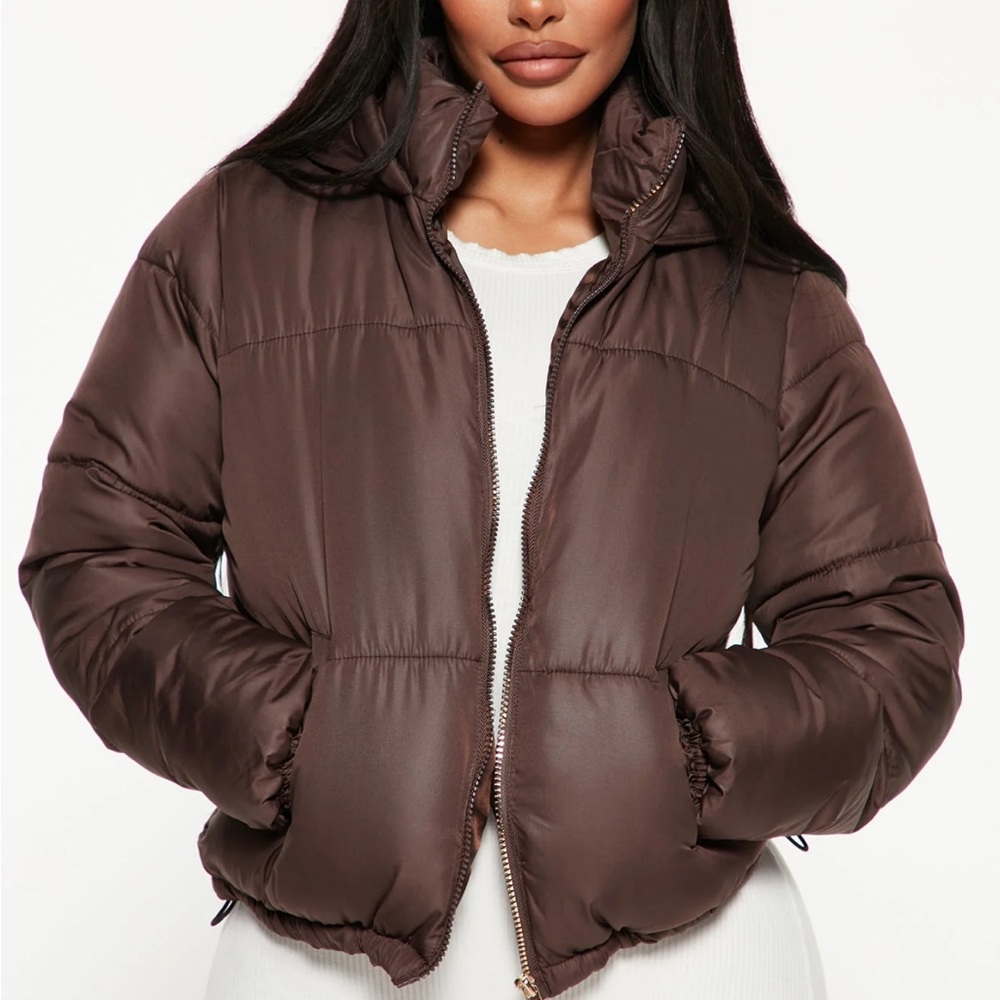 NWT Brown Puffer Jacket